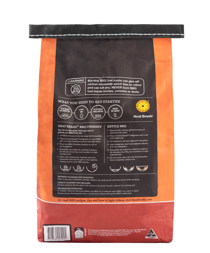 Australian Heat Beads® Barbecue Briquettes
