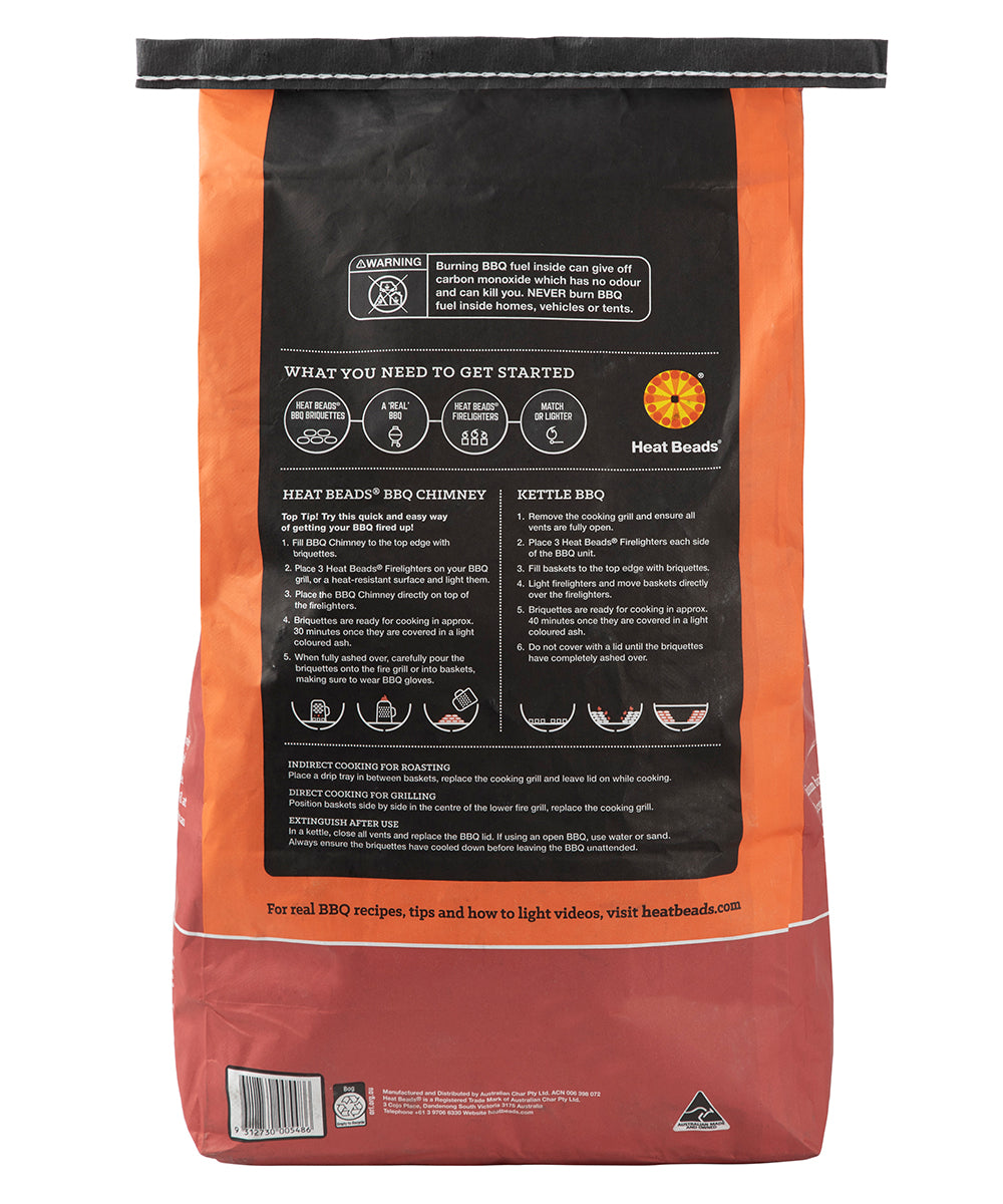 Australian Heat Beads® Barbecue Briquettes