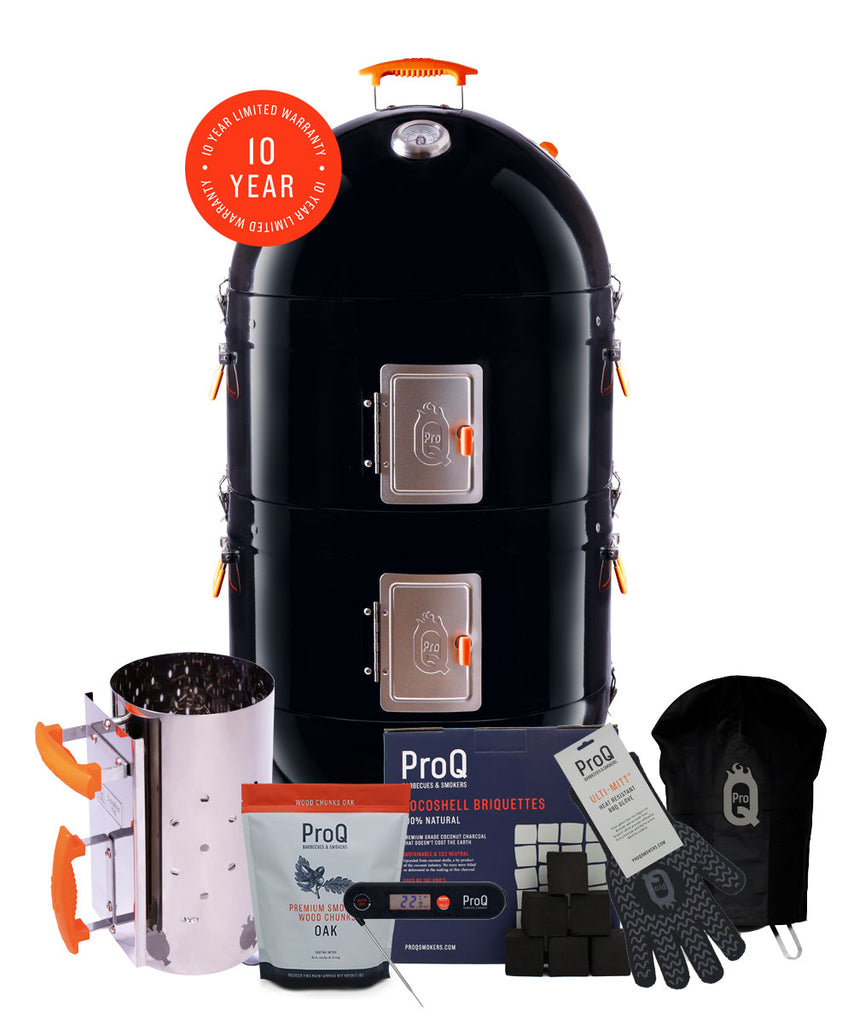 Proq frontier bbq smoker best sale