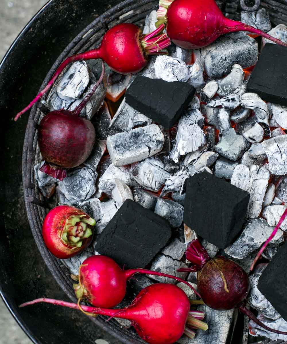 ProQ Frontier V4 BBQ Charcoal Basket Roasting Vegetables